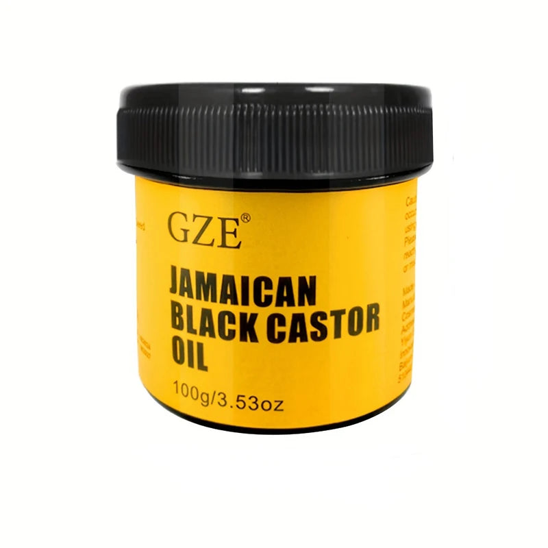 JAMAICAN Black Castor Oil Pure Cold-Pressed for Hair Growth, Skin Moisturizing and Scalp Health - Promoting Thick Hair Therapy Treatment Cream Women Men Hair Care Supplies