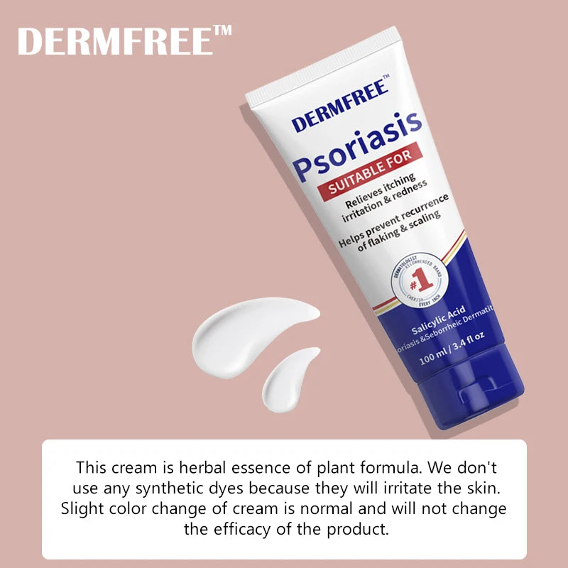 Psoriasis cream Eczema Ointment Treatment Skin Dermatitis itching Foot Odor Herb-medicine Antibacterial Psoriasis Care 100ml
