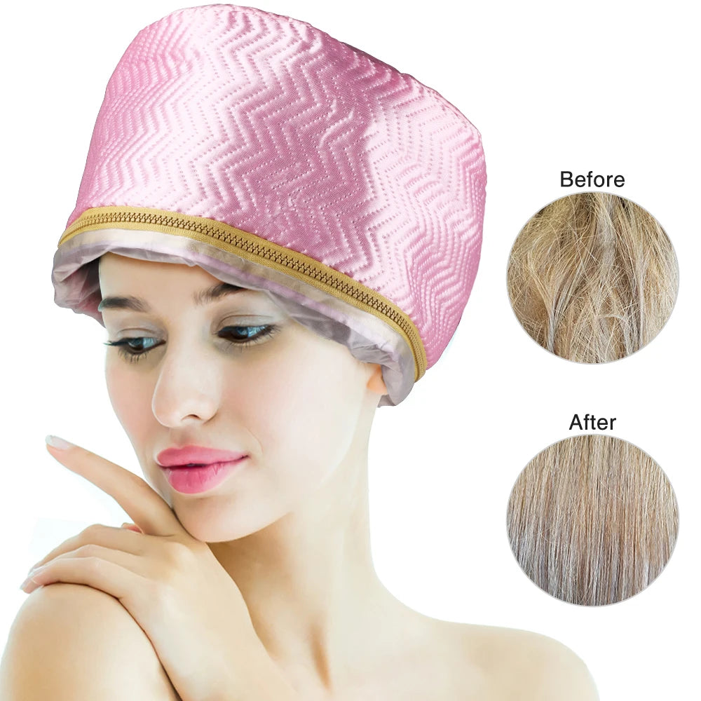 NEW Arrivals Electric Thermo-Cap for Women Beauty Salon Spa Hair Steamer Cap Nourishing Household Hat Hair Care Accessories EU Plug