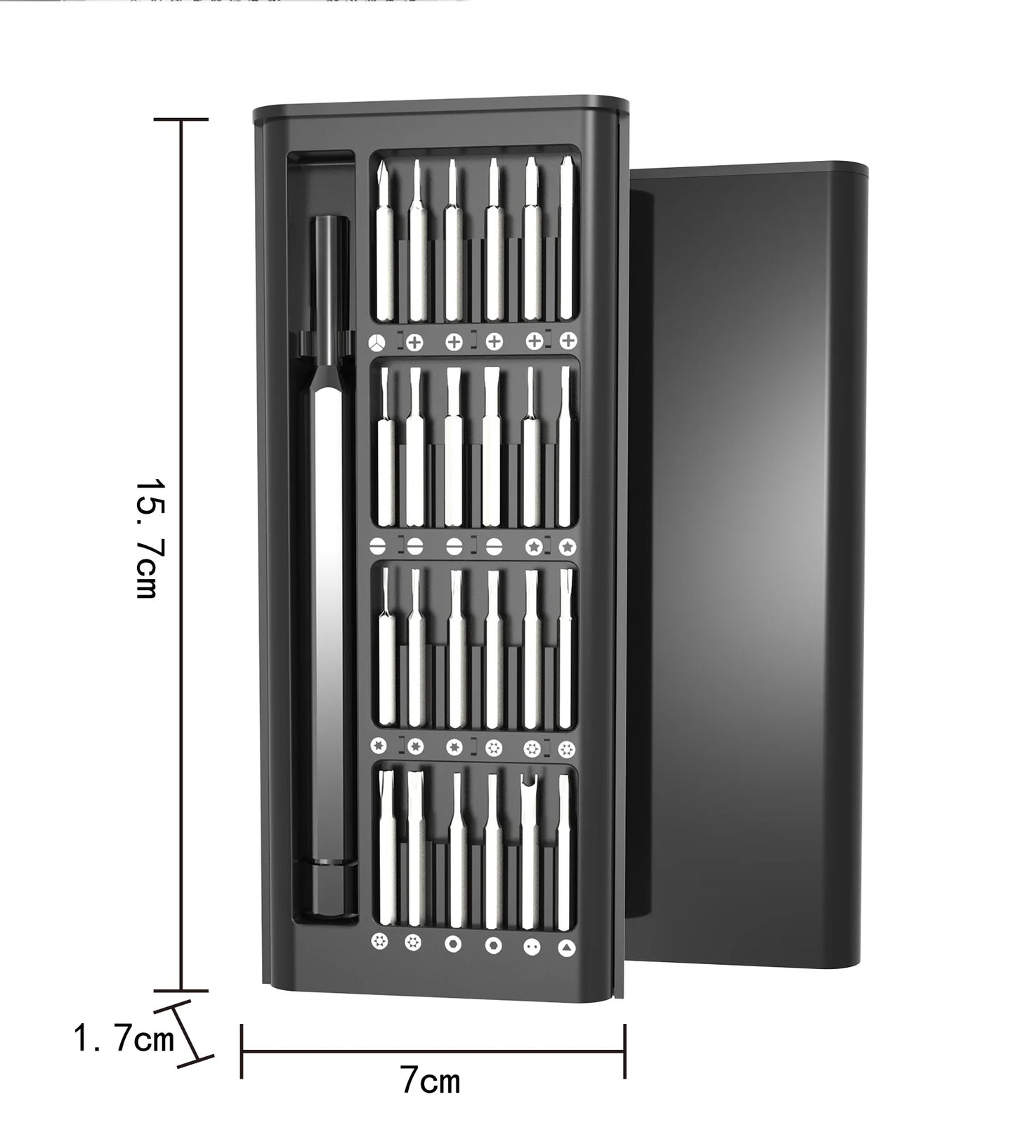 NEW Arrivals Magnetic Precision Screwdriver Set, 25 In 1 With 24 Piece Mini Pocket Screwdriver Set, Small Repair Set For Mobile Phone/PC/Camera Drone iPhone Laptop Tablets