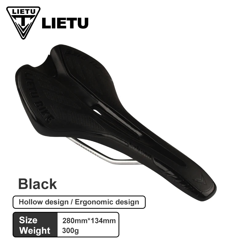 NEW Arrivals 12 Colors Bicycle Carbon Fiber Saddle MTB Road Bike Cycling Silicone Skid-Proof Saddle Seat Silica Gel Cushion Seat Leather Front Seat Mat Bicycles Accessories