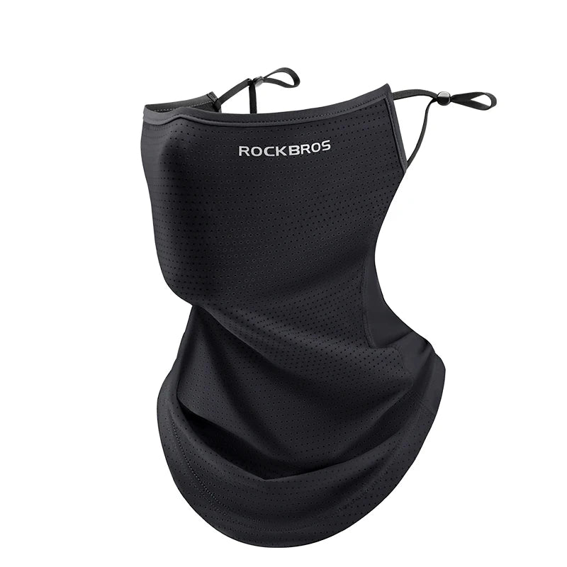 NEW Arrivals Summer Ice Silk Cycling Face Mask Breathable Anti-UV Bike Face Neck Cover Bandana MTB Road Sports Hanging Ear Scarf