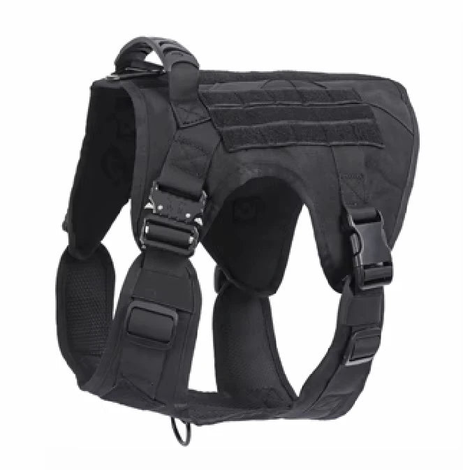 NEW Arrivals Tactical Dog Harness Adjustable Pet Chest Strap Working Training Easy Control Pet Vest-Type Service Traction Pets Supplies
