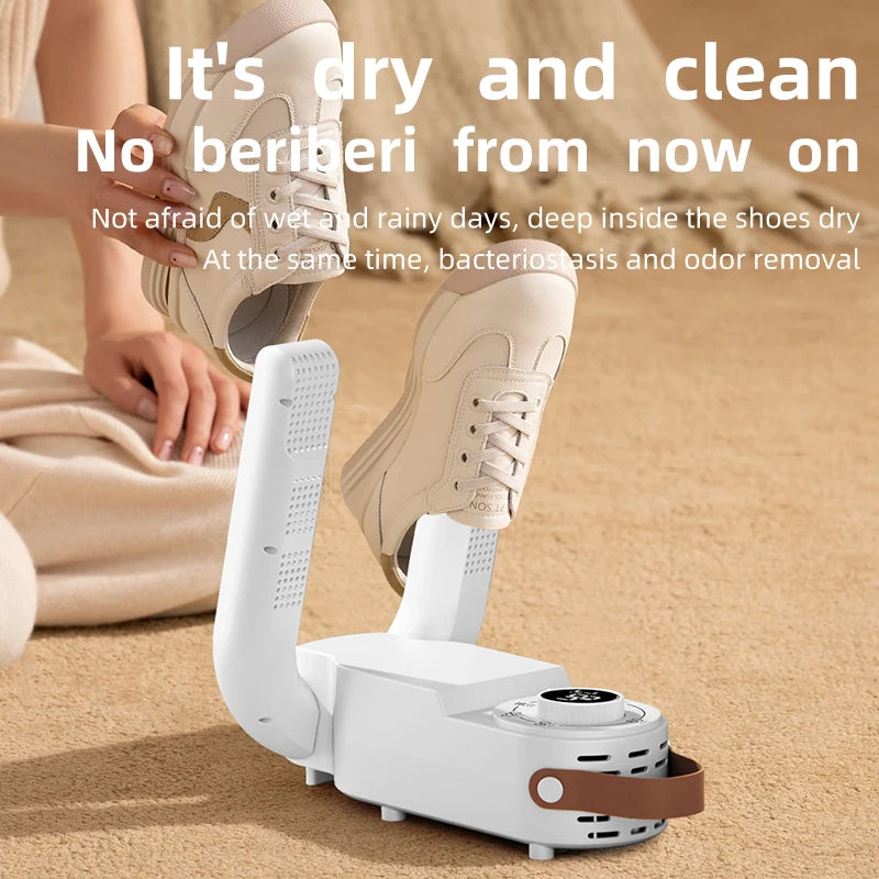 NEW Arrivals Portable Shoe Dryer Electric Shoe and Boot Dryer Intelligent Timer Adjustable Dryer Deodorizer Dehumidifier Shoe Drying Machine