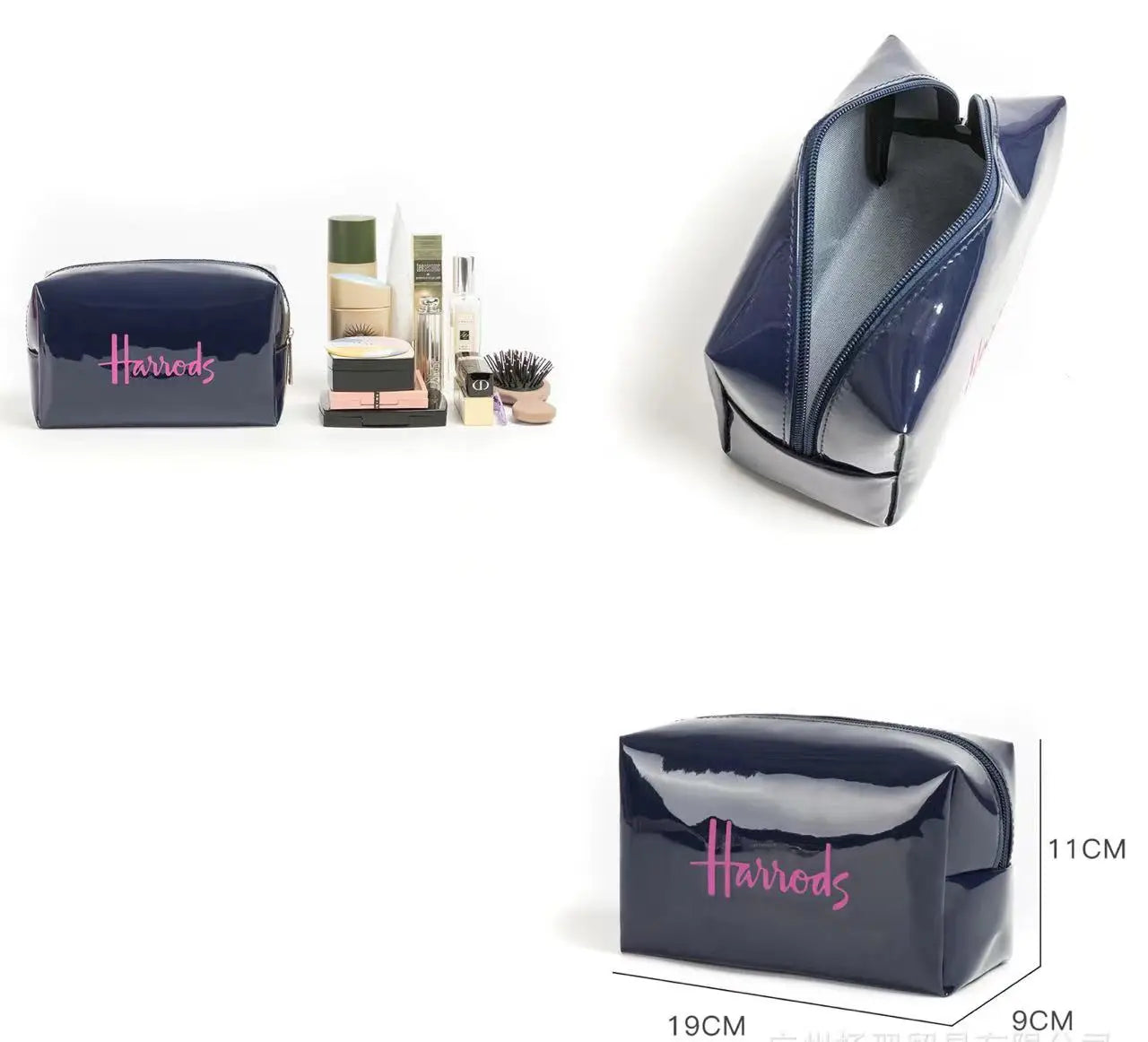 Harros PVC Waterproof Portable Make-Up Bag Portable Storage Bag Key Chain Small Change Bag