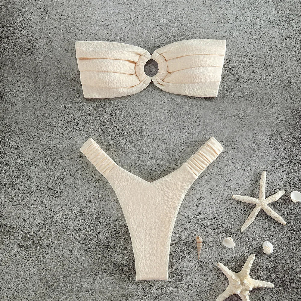 NEW 6 Colors Micro Bikini Push Up Women Swimsuits Sexy Female Swimwear Brazilian Bikini Set Thong Biquini Swim Suits Solid Beachwear Ladies Sexy Swimwear Set