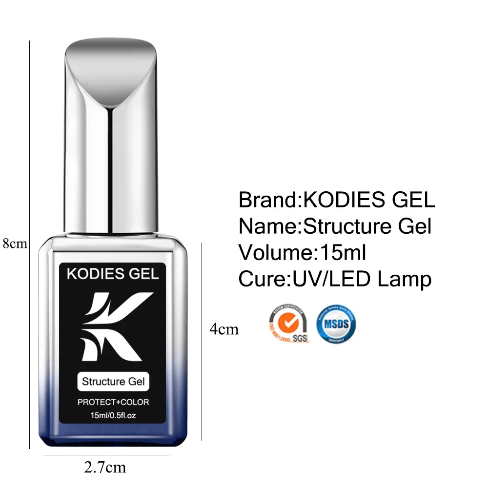 NEW Arrivals Korean Gel Keratin Kitty White Rubber Base Gel Nail Polish Pearl Shine 15ML Semi Permanent UV Self Leveling Structure Construction Gels Ladies Cosmetic Accessories Manicure Beauty Salon Supplies