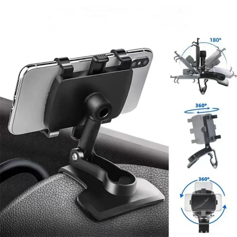 NEW Car Mobile Phone Mount Car Multi-Function Instrument Cluster Mobile Phone Holder Rearview Mirror Navigation Bracket Car Accessories Mobile Cell Phones Tools