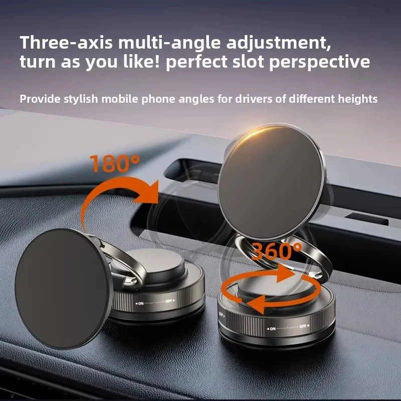 NEW Arrivals T30 Vacuum Magnetic Phone Holder Stand, for Mag Safe Suction Cup Phone Mount Adjustable Swivel Lock, for Your Car/Gym/Mirror
