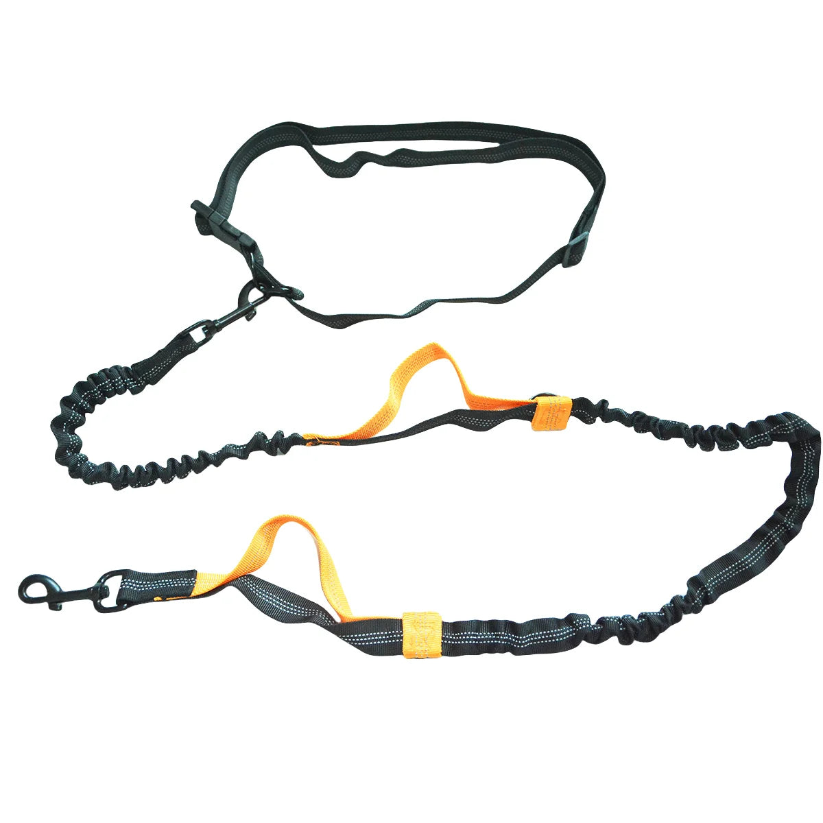 NEW Arrivals 2 in 1 Set Hands Free Dog Leash, Adjustable Waist Leash for Dog Handle Bungee with Reflective Stitches Outdoor Walking Hiking Running Leash Pets Accessories