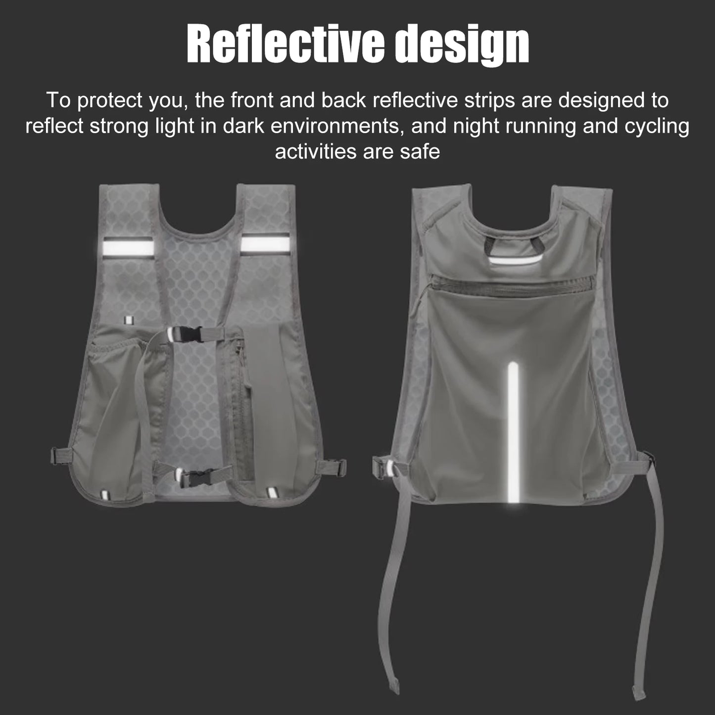 NEW 5 Colors Cycling Running Hydrating Vest Ultralight Breathable Hydrating Backpack Bicycle Water Bag Outdoor Hiking Marathon Sports Vest