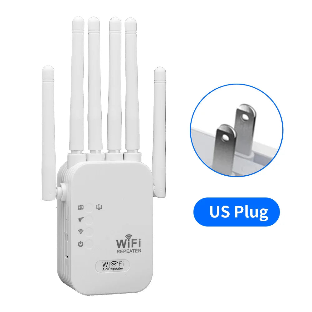 NEW Arrivals 300Mbps Single frequency Wi-Fi Repeater Wireless WIFI Extender Wi-Fi Booster 2.4G Network Amplifier 360° Full Coverage Signal Home Electronic Supplies