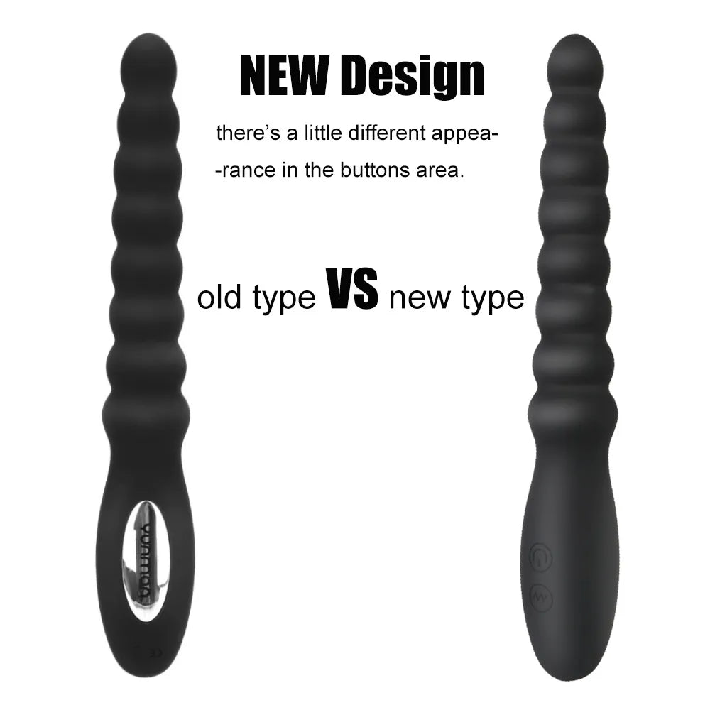 10 Speed Anal Vibrator Dual Motor Butt Plug Rechargeable Male Vibrating Anal Dildo Prostate Massager For Couples Unisex Sex Toys