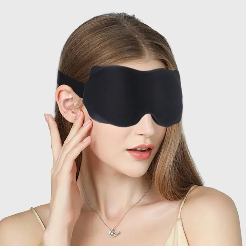 NEW Arrivals 5 Colors 3D Sleeping Mask Block Out Light Soft Padded Sleep Mask For Eyes Slaapmasker Eye Shade Blindfold Sleeping Aid Face Mask Eyepatch