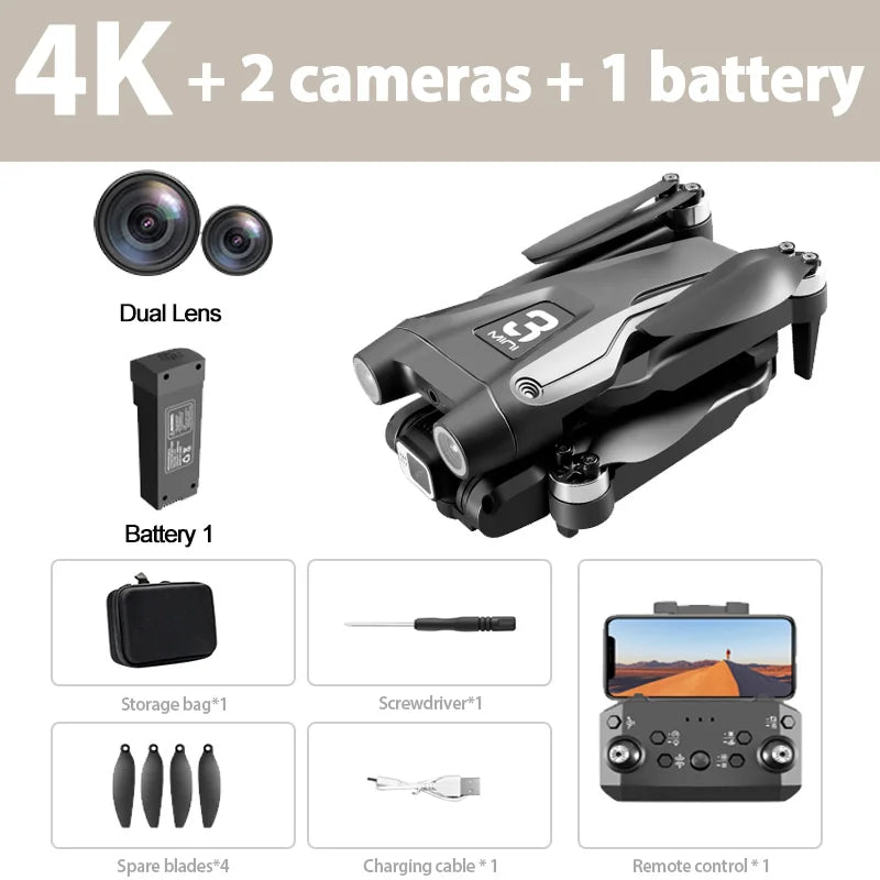 NEW Arrivals 3000M 2 Cameras + Battery Set Xiaomi Mijia Z908 Pro /MAX 8K Professional Camera Drone ESC Professional 4K Drone Optical Flow Localization 3sided Obstacle Avoidance Quadcopter Drone