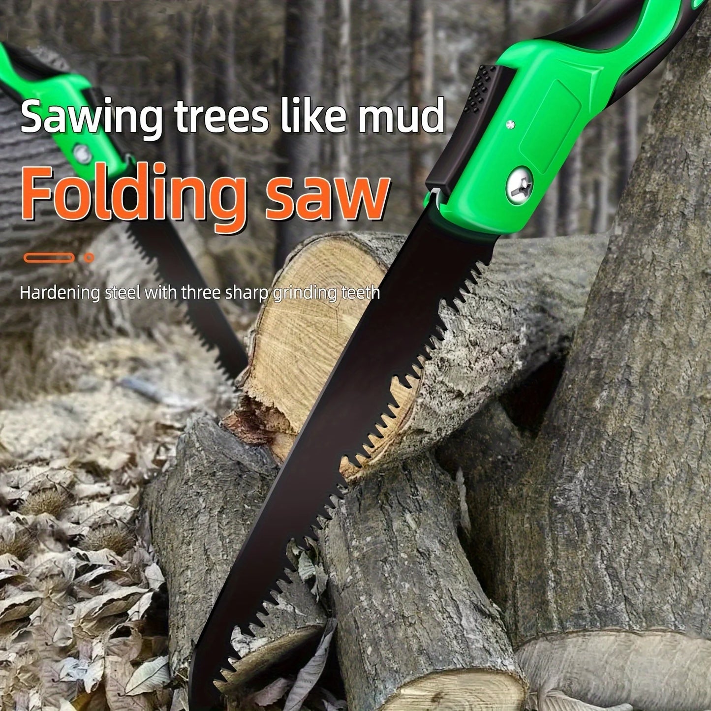 NEW Arrivals 1PC Portable Saw for Woodworking, Garden Tools a Versatile Folding Hacksaw Designed for Cutting Wood Perfect for Pruning Trees Home Garden Accessories