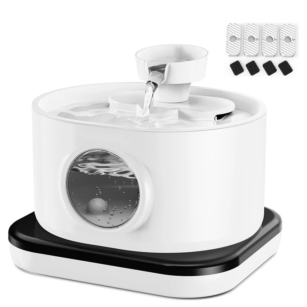 NEW Arrivals 3L Wireless Recharging Sensor Cat Water Drinking Fountain Battery Operated Automatic Pet Motion Sensor Dog Water Dispenser Bowl Pets Supplies