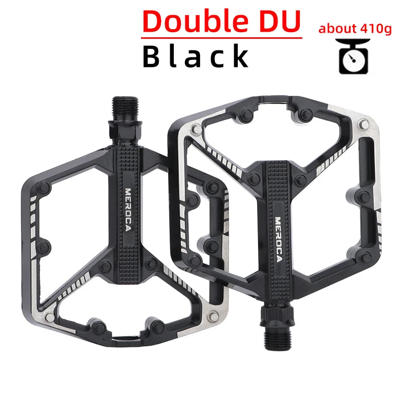 NEW Arrivals Ultralight Sealed Bearing Pedal Non-Slip Al Alloy Multi Specification Plating/Black Use for MTB BMX Road Bike about 410g Professional Pedals Bicycle Parts Accessories Sports Supplies
