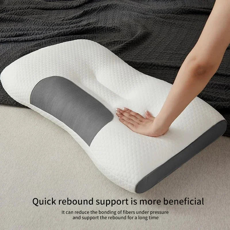 NEW Arrivals Pillow Help Sleep And Protect The Neck Cervical Orthopedic Household Soybean Fiber Massage SPA Pillow For Sleeping