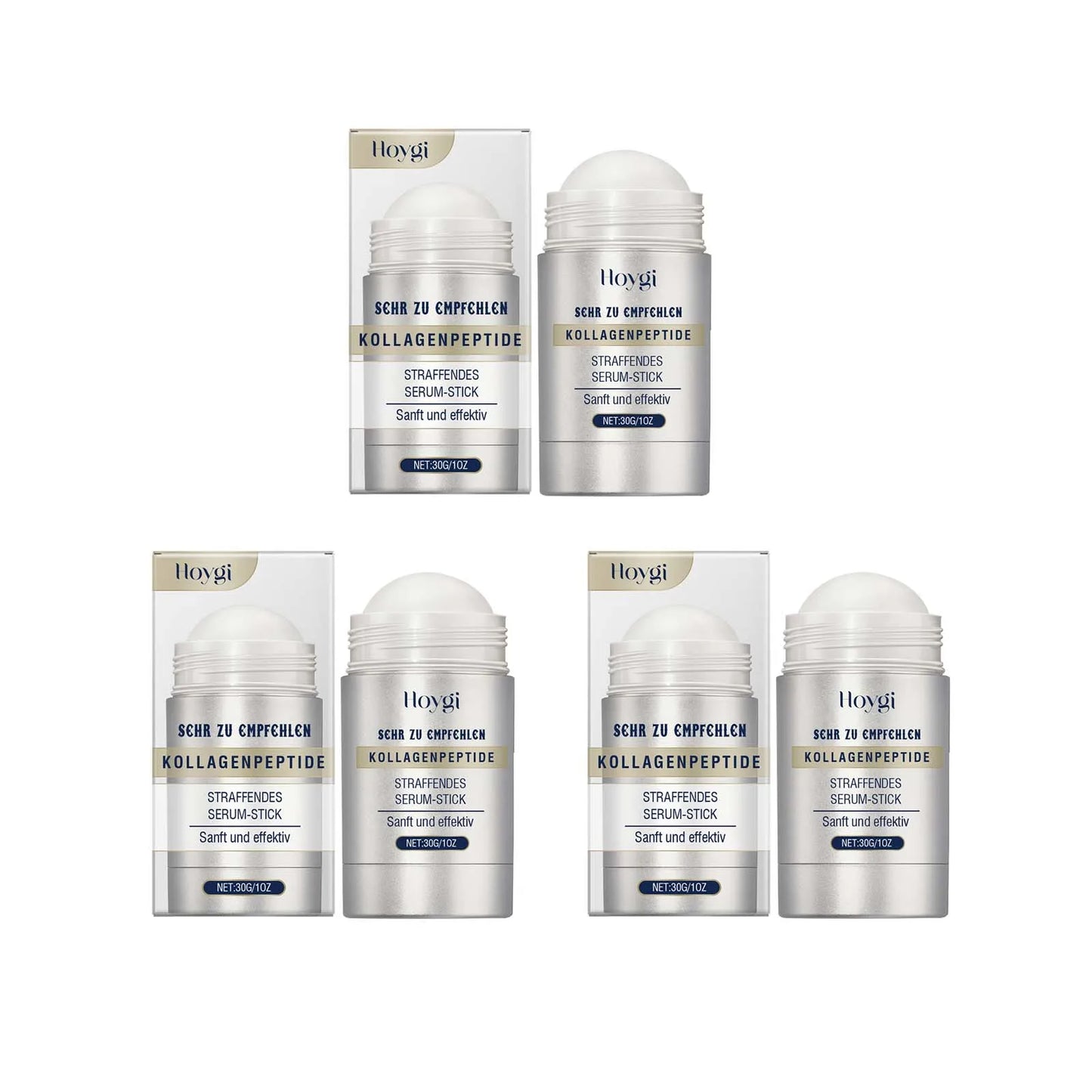 NEW Arrivals 3PCS Set Korean Collagen Essence Facial Firming Stick Fade Fine Lines Tighten Soothing Improve Dullness Brightening Retinol Face Cream Stick Korean Skin Care Supplies