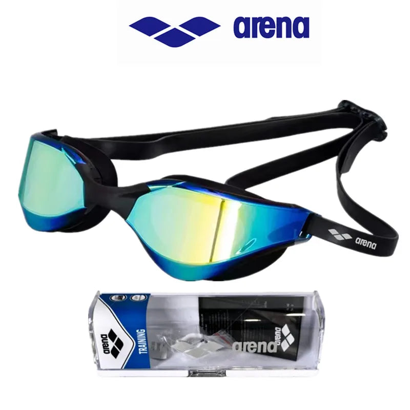 NEW Arrivals 2PCS Set 100% Original ARENA Professional Swimming Racing Goggles High-Definition 7 Colors Waterproof Anti-Fog UV400 Competition Training Swimming Top Quality Goggles