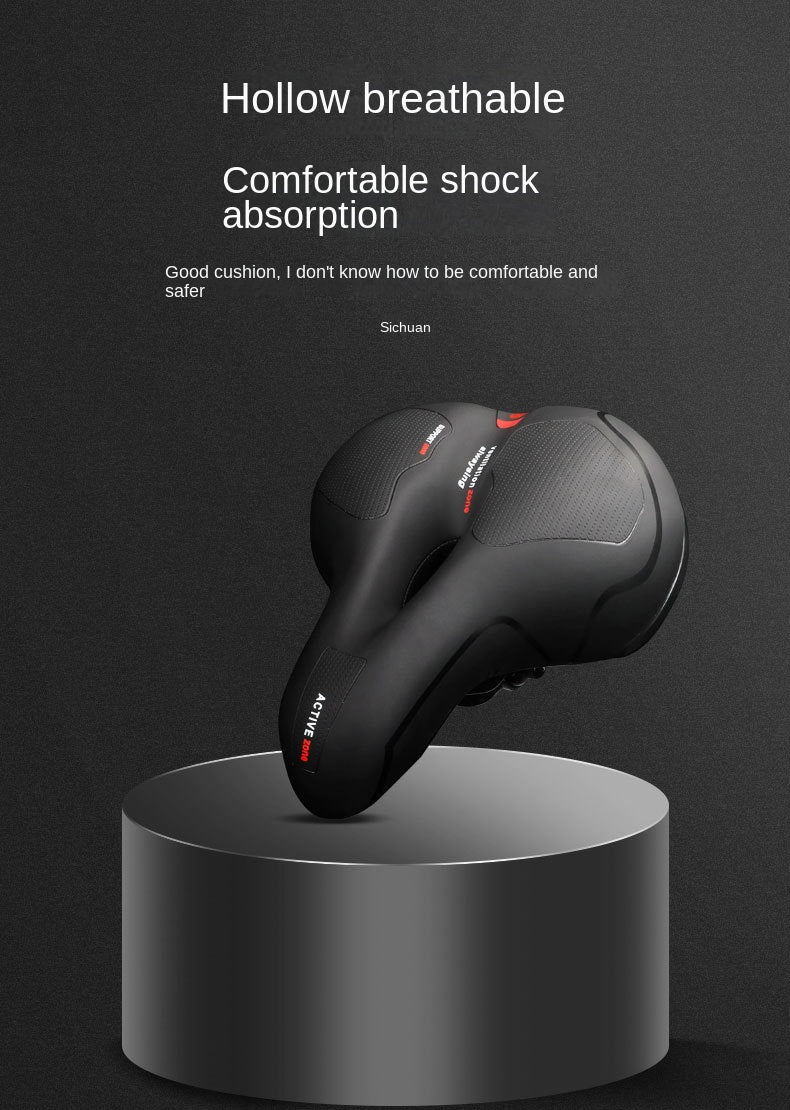 NEW Arrivals Hollow Breathable Bicycle Saddle Men Women MTB Road Bike Saddle Shock Absorbing Comfortable Big Butt Bike Seat Bicycles Accessories