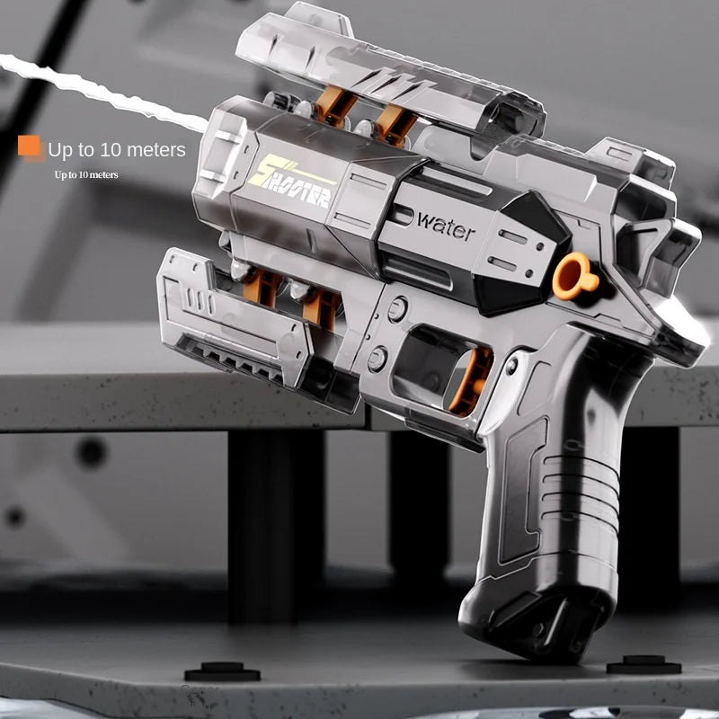 NEW Arrivals Adult-Children Water Gun Toys Bursts Children's High-Pressure Strong Charging Energy Water Automatic Japanese Water Spray Toy Guns Summer Sports Games Toys Supplies