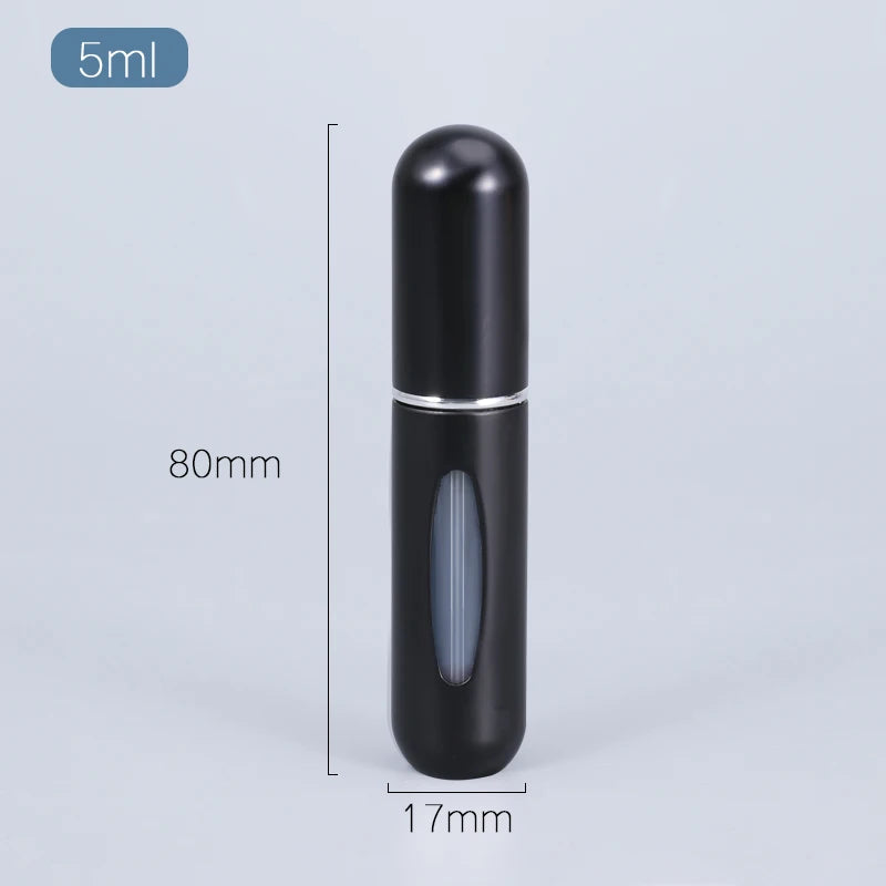 5/8ml Portable Mini Refillable Perfume Atomizer Aluminum Parfume Spray Bottle Empty Cosmetic Containers for Travel Tool