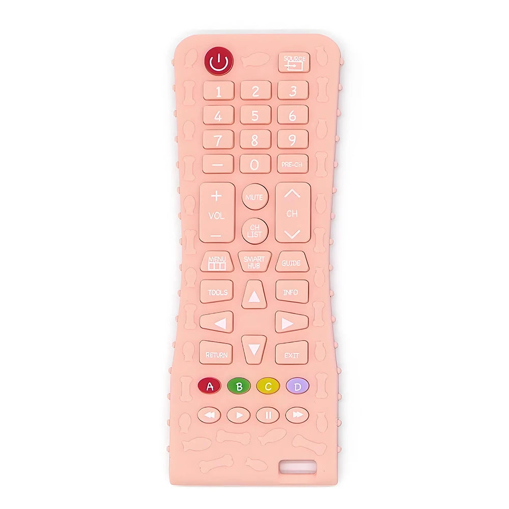 NEW Arrivals 4PCS Set New Baby Teethers Remote Control Modeling Silicone Teething Training Toys Children's Sensory Educational Toys Gift Sets
