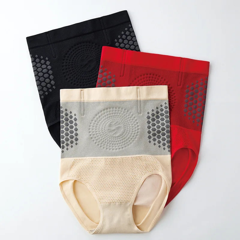 NEW Arrivals M-2XL 3 Colors Super Sale Seamless Shaper Brief Women High Waist Abdomen Control Panties Magnetic Therapy Warm Uterus Underwear Body Shaping