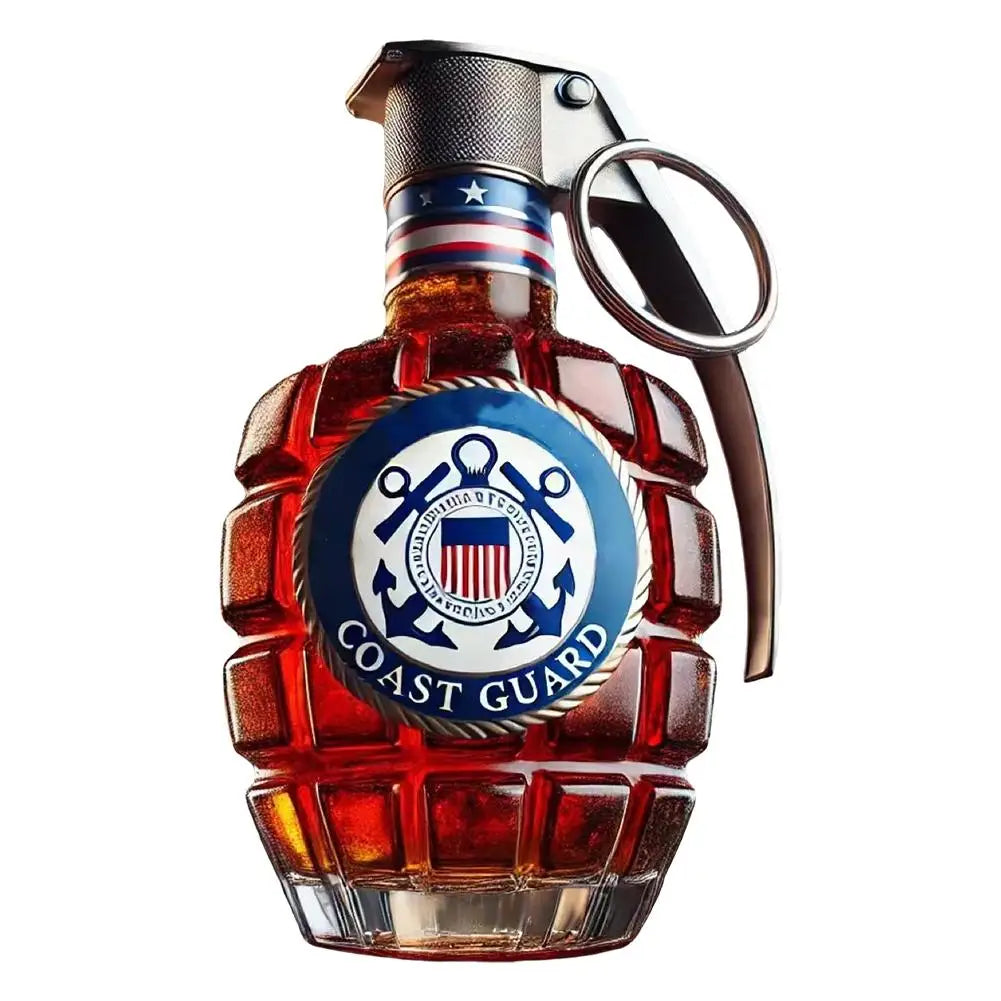 NEW Military Hand Whiskey Bottle Engraved Hand Shape Whiskey Glass For Bar Office Home Decor Wine Cocktail Bottle Statue Decoration