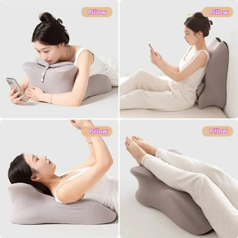 NEW Arrivals Lying in Bed Pillow Prone Pillow Multi-Functional Prone Pillow Memory Foam Ergonomic Pillow Machine Washable And Hypoallergenic Massage Relaxation Supplies