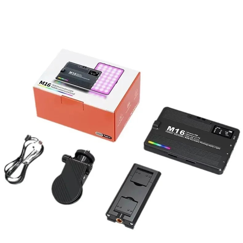 NEW Arrivals Cross-Border Mobile Phone Live Broadcast Video Camera Flashlight LED Flashing Light Bulb VLOG Light For Video Conferences Mobile Phones Accessories