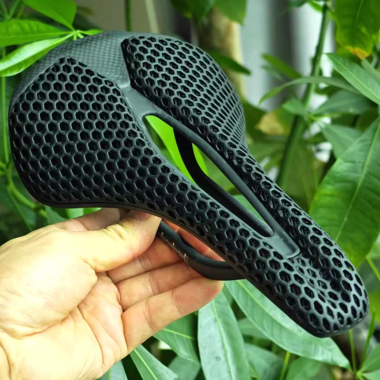 NEW Arrivals 3D Printing Bicycle Carbon Fiber Saddle Ultra Light Highway MTB Racing Saddle Bicycle Cushion Bicycle Seat Accessories