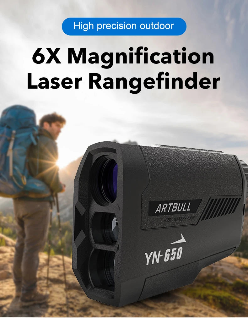 NEW Laser Golf 1000M Range Finder for Outdoor Camping Hunting Telescope with Flag-Lock Slope Pin Laser Distance Meter 1000m 650m Top Quality Monocular