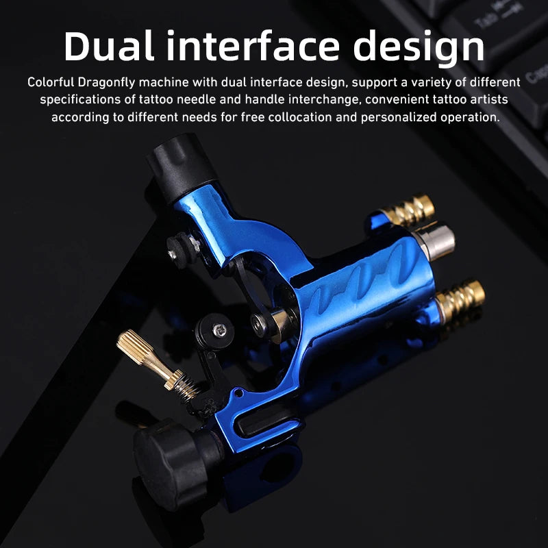 YILONG Rotary Tattoo Machine Tattoo Dragonfly Rotary Tattoo Machine Shader And Liner Tattoo Motor Gun Kits Supply for Artists