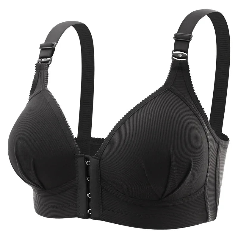 New Arrivals 5 Colors Front Button Breastfeeding Bra without Steel Ring Thin Size Comfortable and Traceless Pregnant Women's Bra