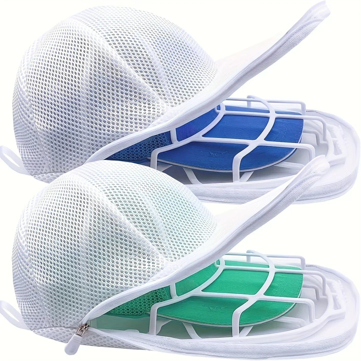 NEW Arrivals Cap Sleeve and Rack Hat Washing Set, Baseball Duckbill Cap, Laundry Washing and Sun Drying Integrated Machine Wash Protective Hat Rack 