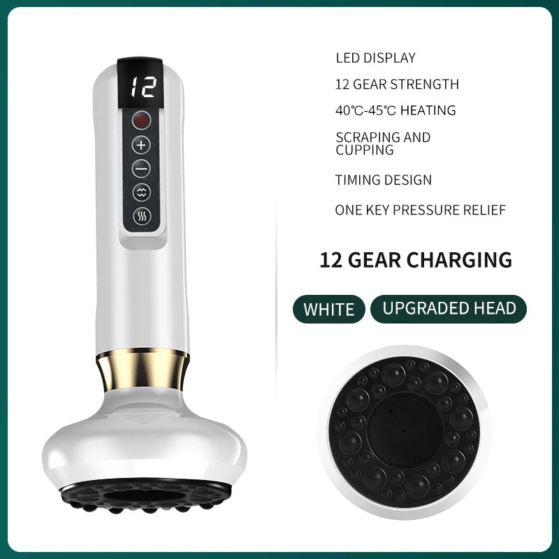 NEW Korean Handheld Rechargeable Magnetic Cupping Massager Cellulite Fat Suction Machine for Body Sculpting Belly Cellulite Massage
