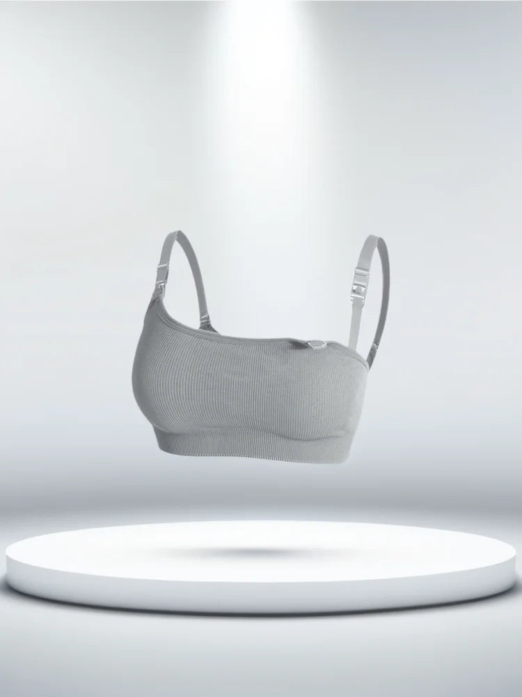 NEW Arrivals 5 PCS Set Breathable Front Open Nursing Bra Maternity Underwear Pregnancy Bra Full Cup Wireless Comfortable Breastfeeding Bra