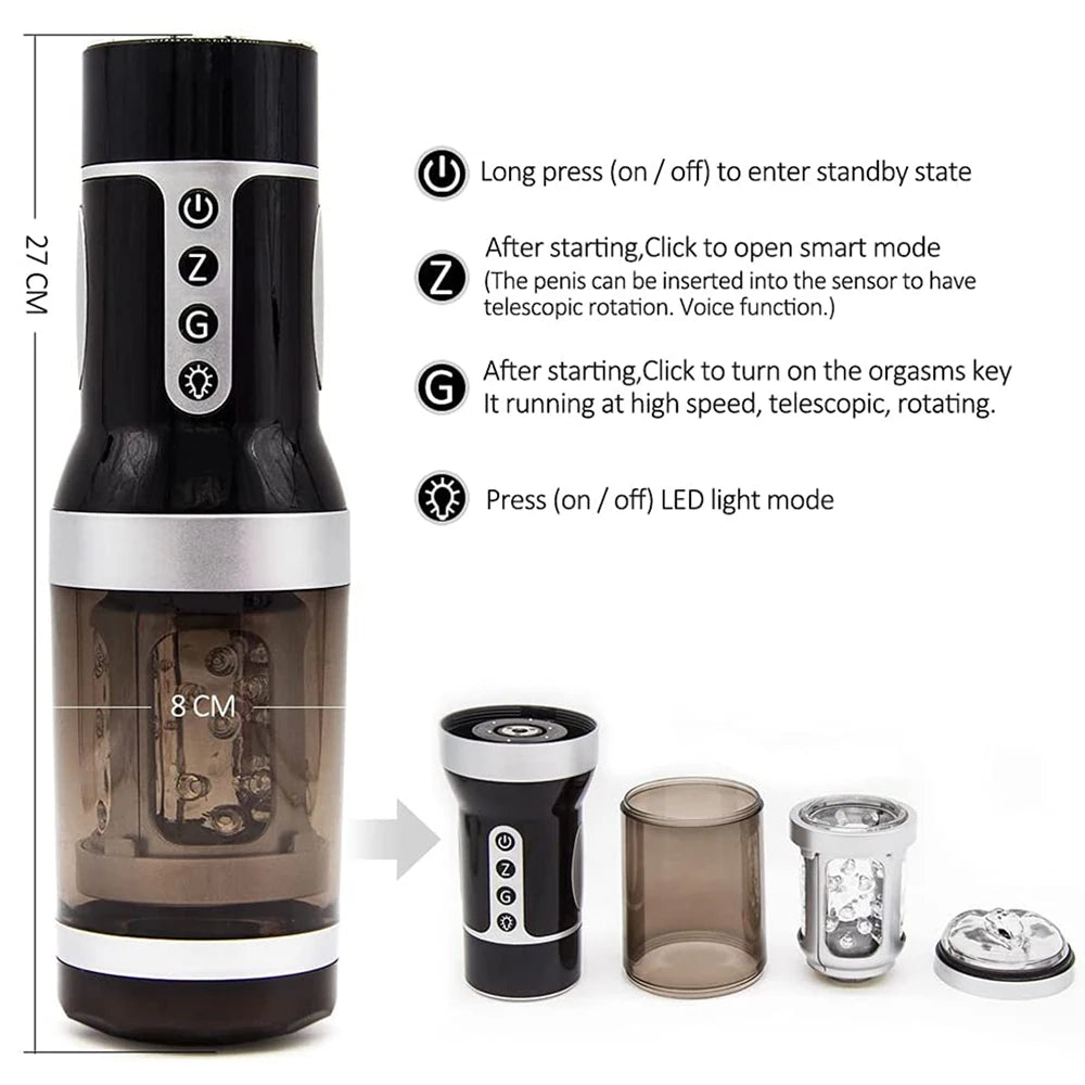 Adult Penise Enlargement Automatic Extender Penis Pump Sex Tool for Men Sex Toys Penis Enlarger Pump Vacuum Sucking Cock Masturbation