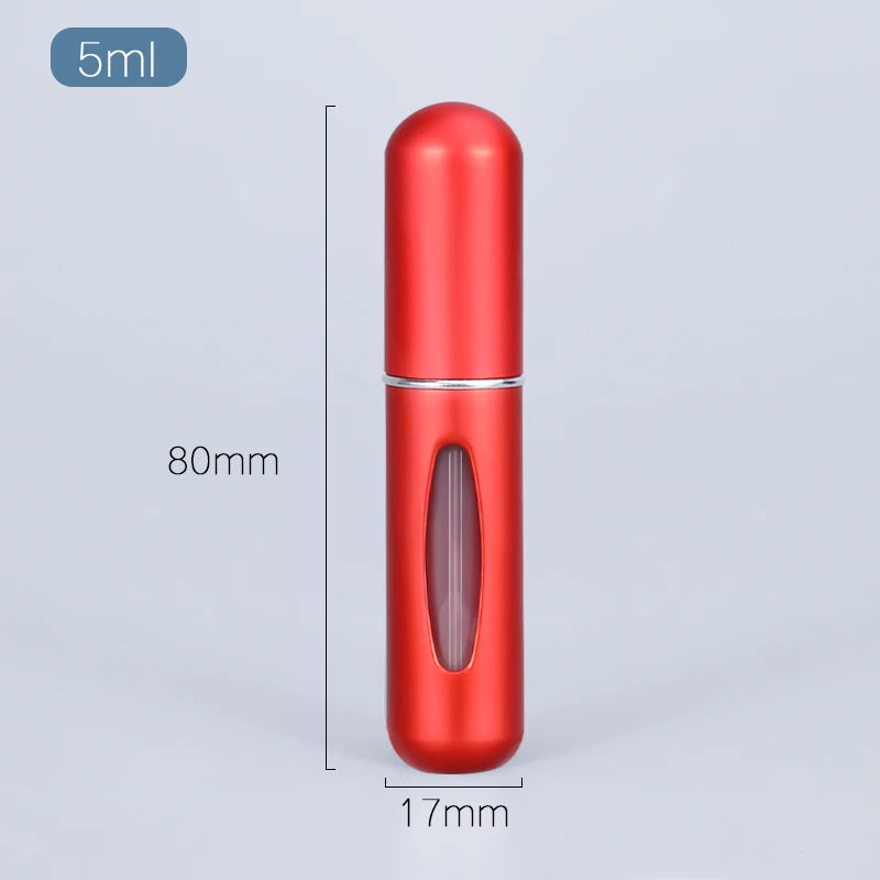 5/8ml Portable Mini Refillable Perfume Atomizer Aluminum Parfume Spray Bottle Empty Cosmetic Containers for Travel Tool