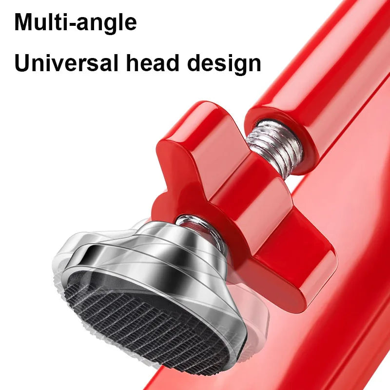 NEW Portable Door Lock Alarm Stopper, High Strength High dB Siren Red Alloy Door Jammer Anti-Pry Anti-Theft Security Device for Apartments/Hotels Home Office Security Supplies