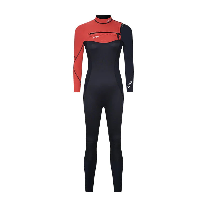 NEW S-4XL Plus Size 5 Colors Women Men Premium 3MM Neoprene Professional Diving Wetsuit Surf Scuba Diving Suit Keep Warm Kayak Surfing Fishing Spearfishing Kitesurf Women/Men Wet Suit