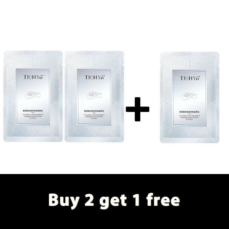 NEW BUY 10 Get 12 Free Micro-Needle Eye Patch Hyaluronic Acid Anti-Wrinkle Eye Mask Fine Lines Remove Moisturizing Eye Mask Women Beauty Salon Spa Supplies