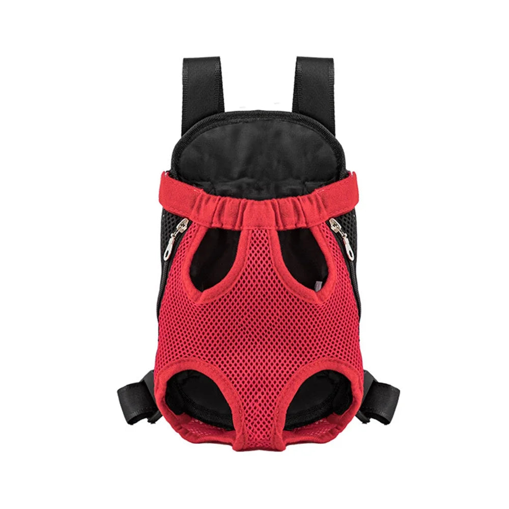 NEW Arrivals Adjustable Cat Dog Carrier Bag Pet Double Shoulder Backpack Portable Bag Outdoor Travel Camping Hiking Chest Strap Bag Pets Accessories