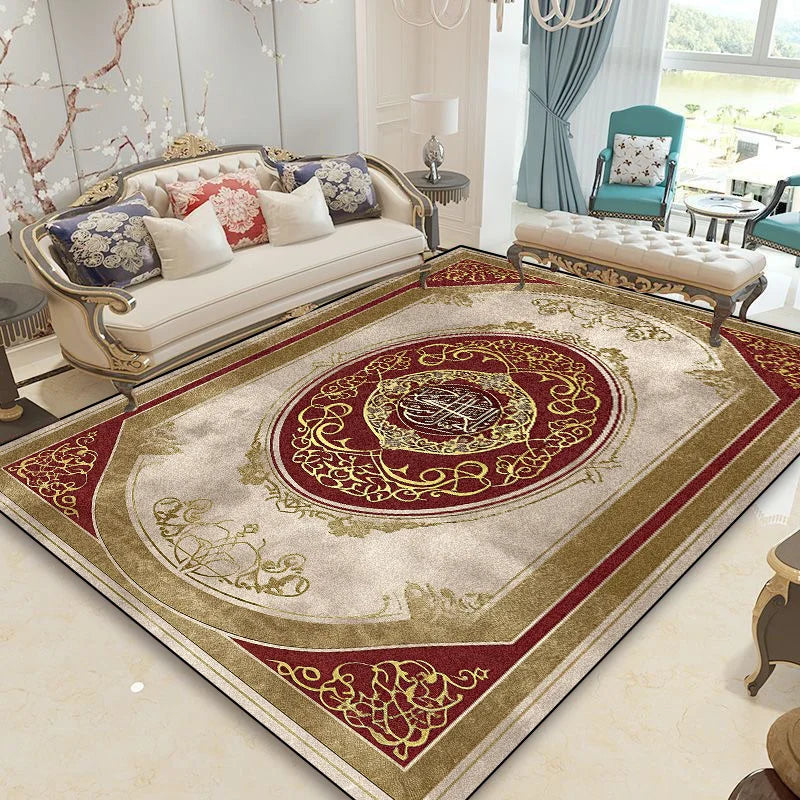 NEW Arrivals 13 Patterns 2Mx4M Luxury Retro Persian Carpet Living Room Large Area Decoration Sofa Area European Style Rugs for Bedroom Cloakroom Non-Slip Floor Carpets