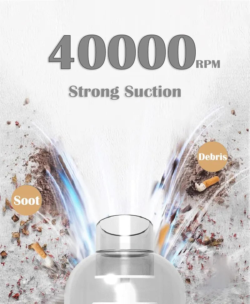 NEW Arrivals 9000PA Wireless Car Vacuum Cleaner USB Charging 1200mAh Portable Cleaning Appliance Mini Wet and Dry Vacuum Cleaner Household Car Cleaning Supplies