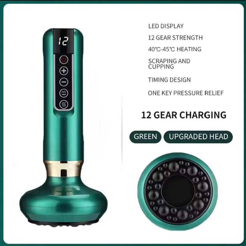 NEW Korean Handheld Rechargeable Magnetic Cupping Massager Cellulite Fat Suction Machine for Body Sculpting Belly Cellulite Massage