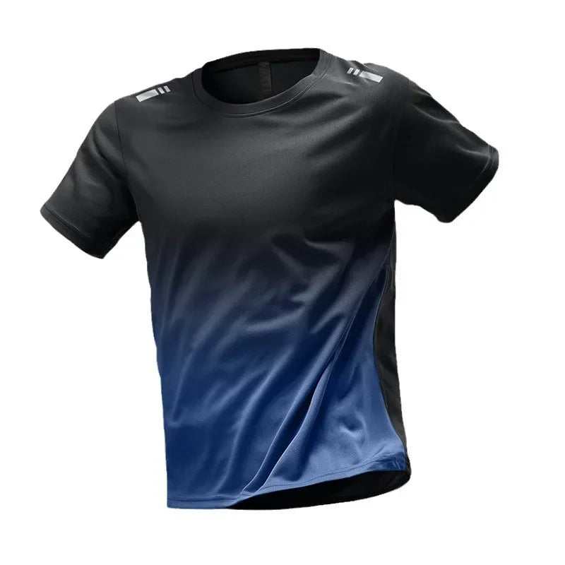NEW Arrivals M-5 XL (100Kg+) 5 Colors Quick Dry Short Sleeve Men's T-Shirt Sport Top Summer Running Fitness Cycling Clothes Breathable Half Sleeve Thin Style Ins Men Sports Apparel Supplies